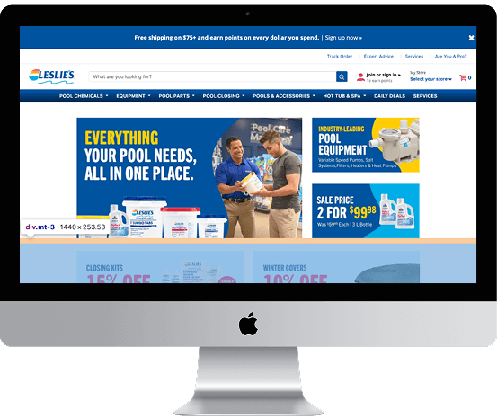 Vista de Escritorio de Leslie's